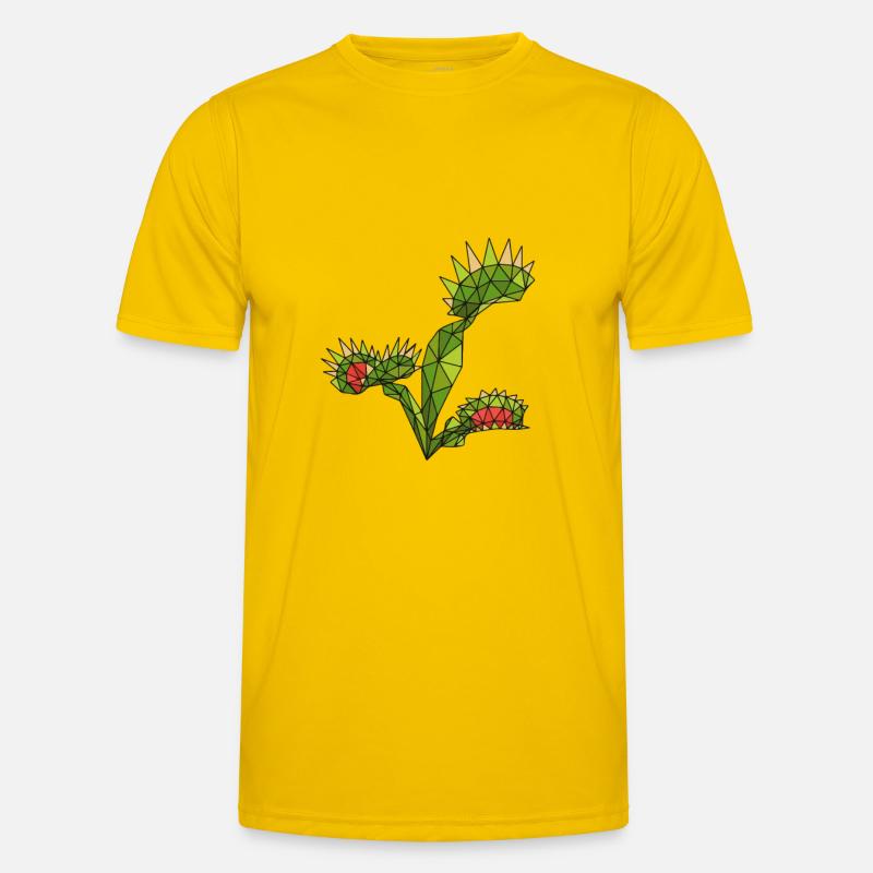 Carnivorous Plants Venus Flytrap - Men's Functional T-Shirt - egg yellow