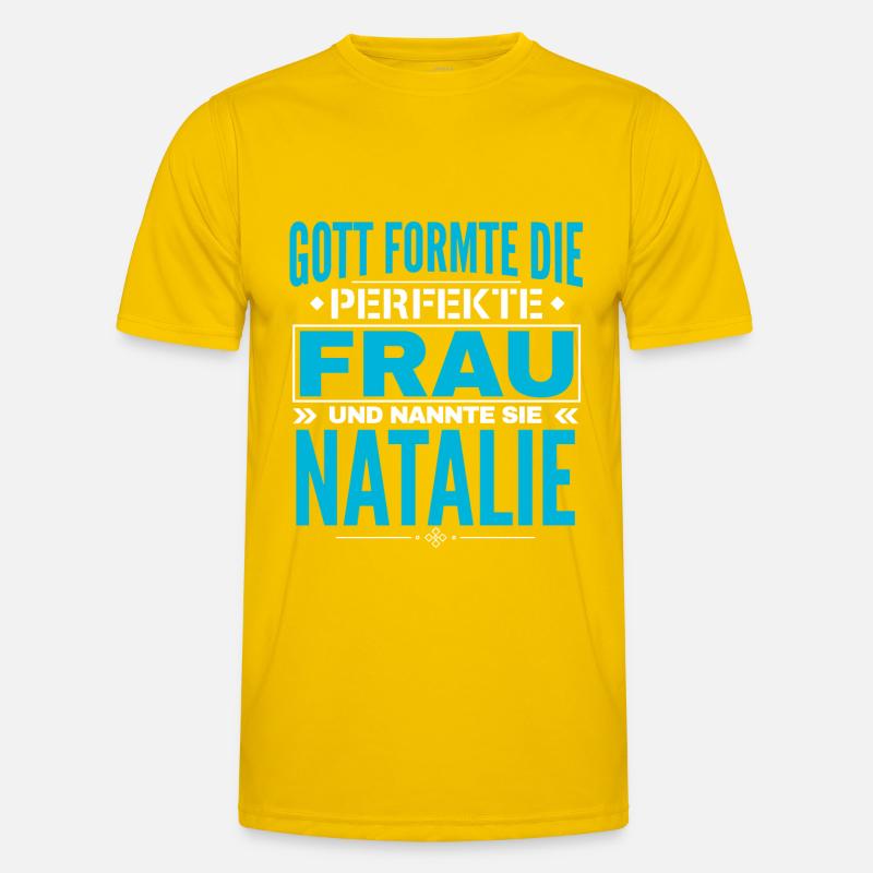 Conception du nom de Natalie T-shirt sport Homme