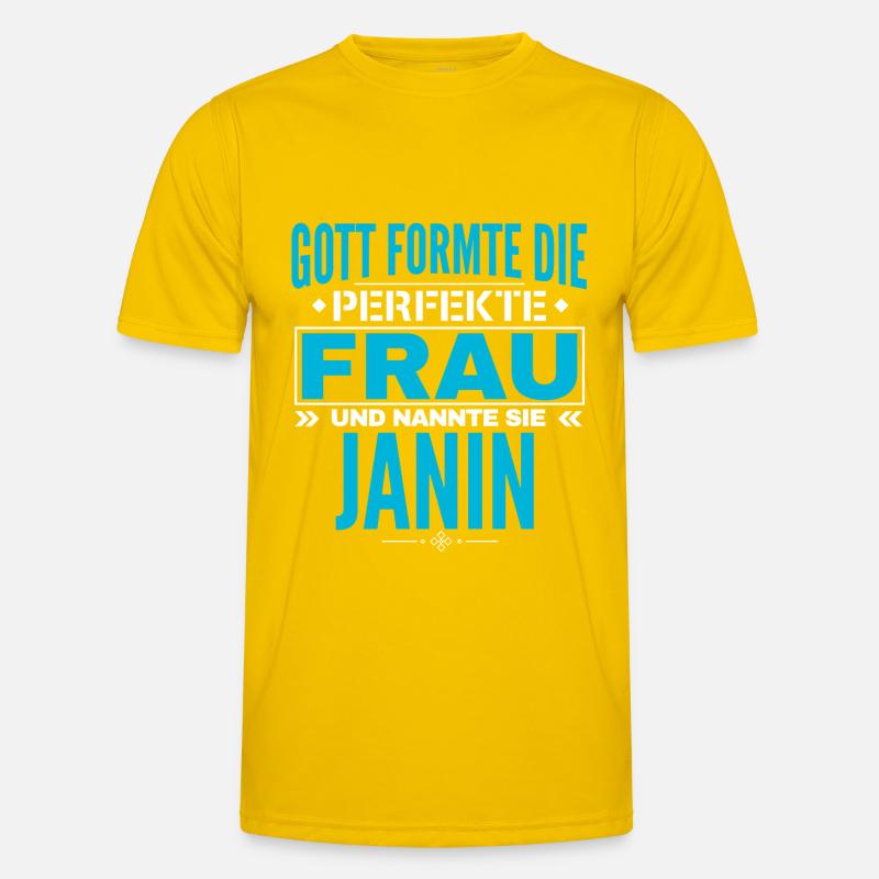 Conception du nom Janin T-shirt sport Homme