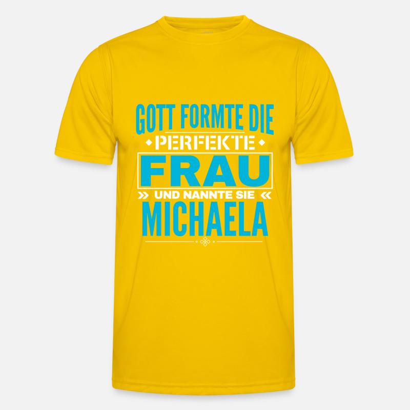 Michaela Name Design Männer Funktions-T-Shirt