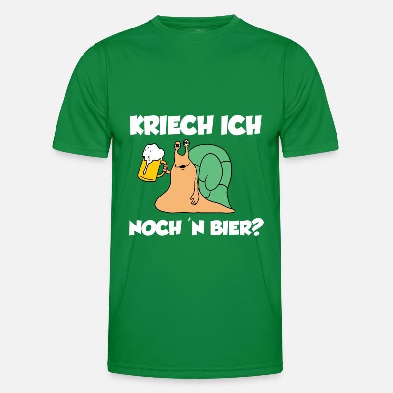 Kriech Ich Noch Ein Bier Männer Funktions-T-Shirt
