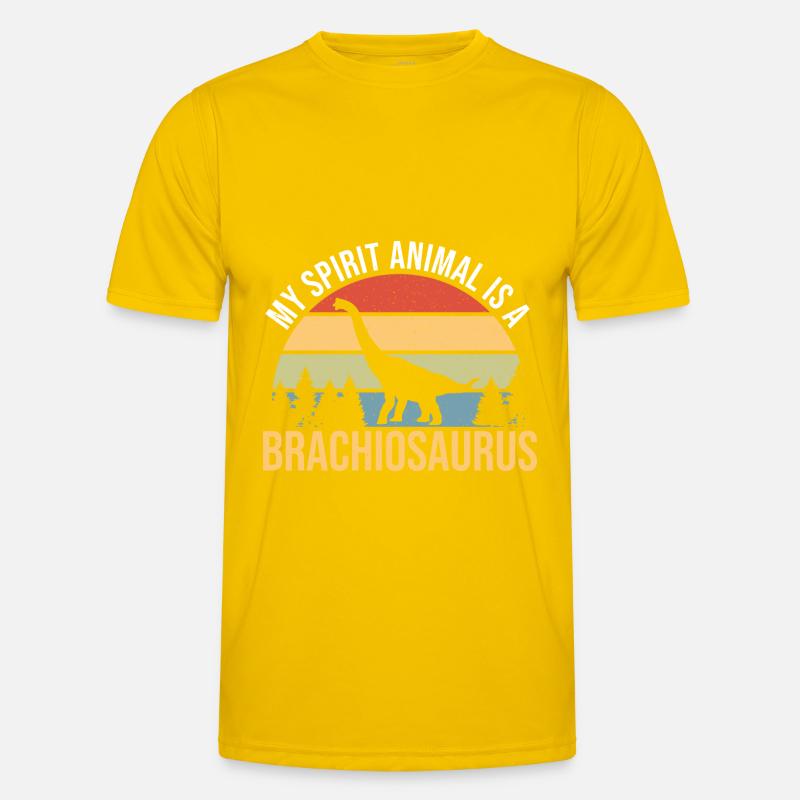 Brachiosaurus Dinosaurier Geschenk Männer Funktions-T-Shirt