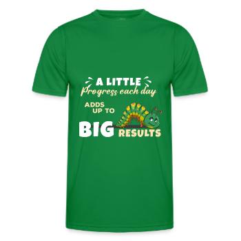 Caterpillar - Men's Functional T-Shirt - kelly green - Front - AI Model Male 178 dark (178cm)