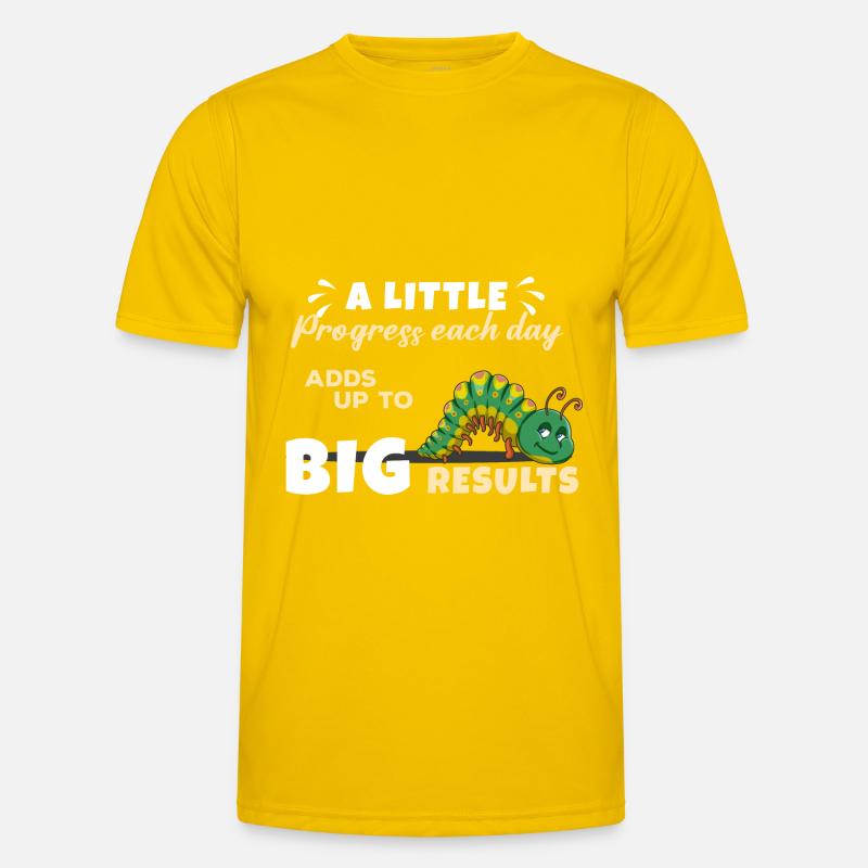 Caterpillar - Men's Functional T-Shirt - egg yellow
