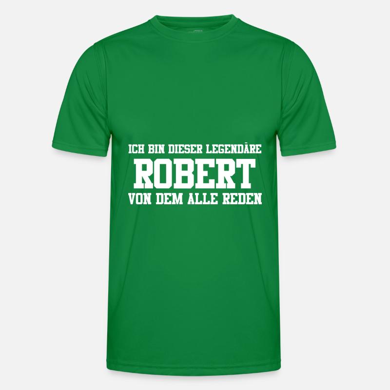 Robert Name Design Männer Funktions-T-Shirt