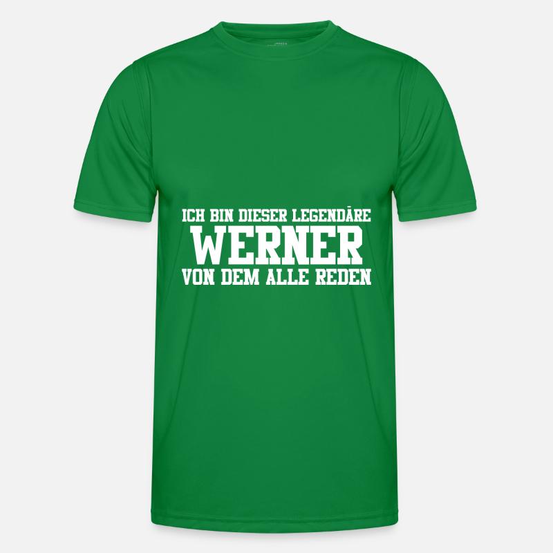 Werner Name Design Männer Funktions-T-Shirt