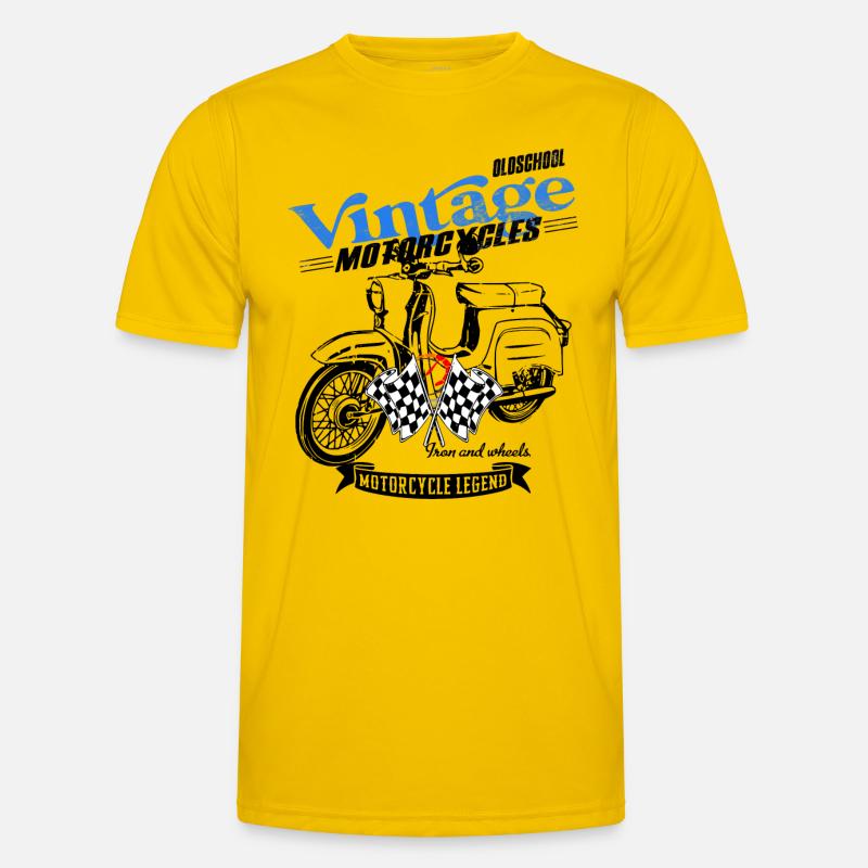 Simson Schwalbe GDR Moped Men's Functional T-Shirt