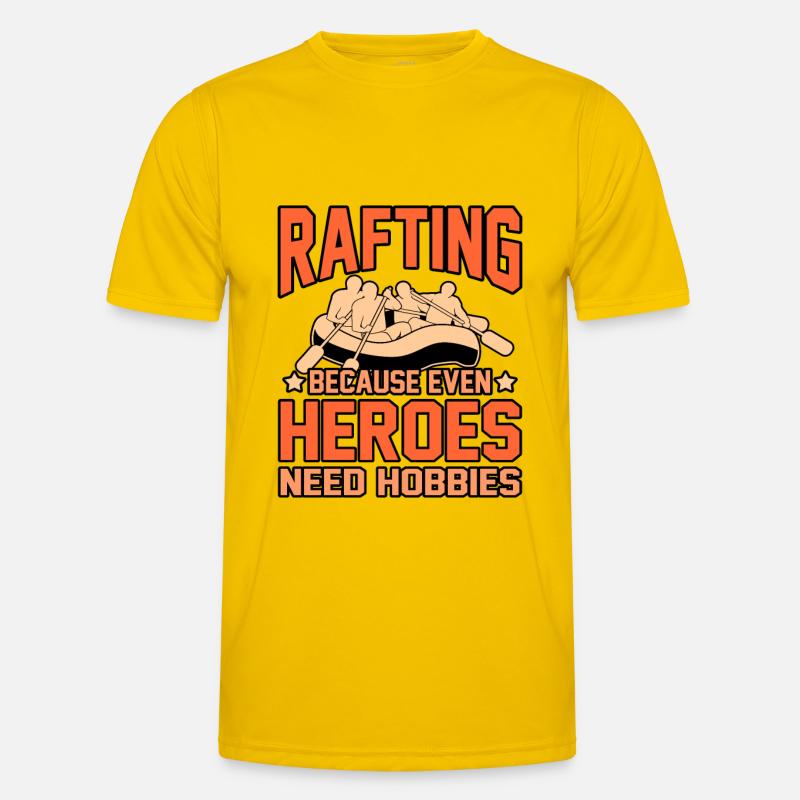 Rafting helden Männer Funktions-T-Shirt