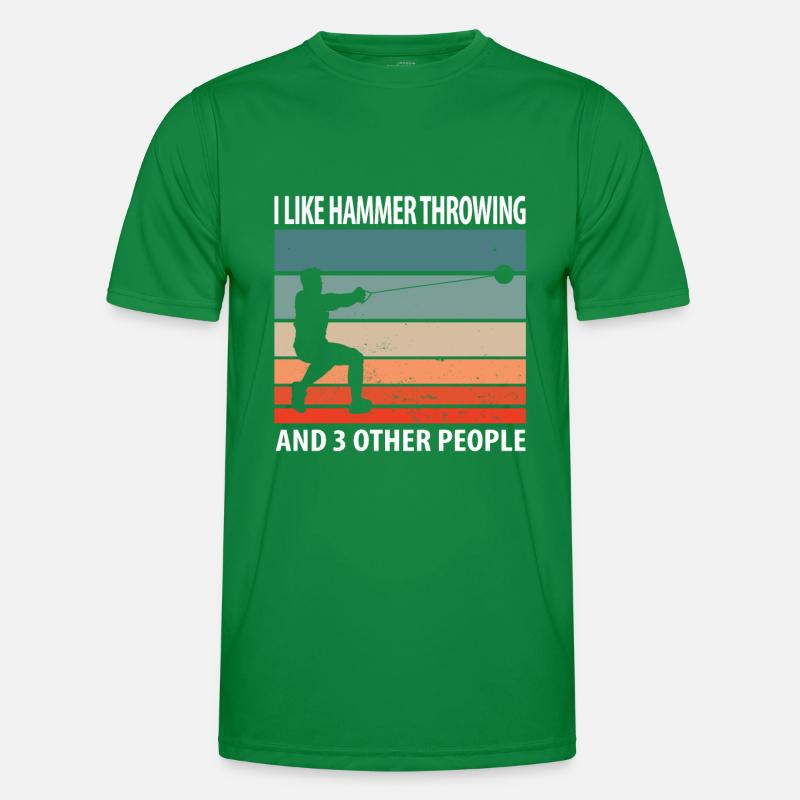 Lancer de marteau T-shirt sport Homme