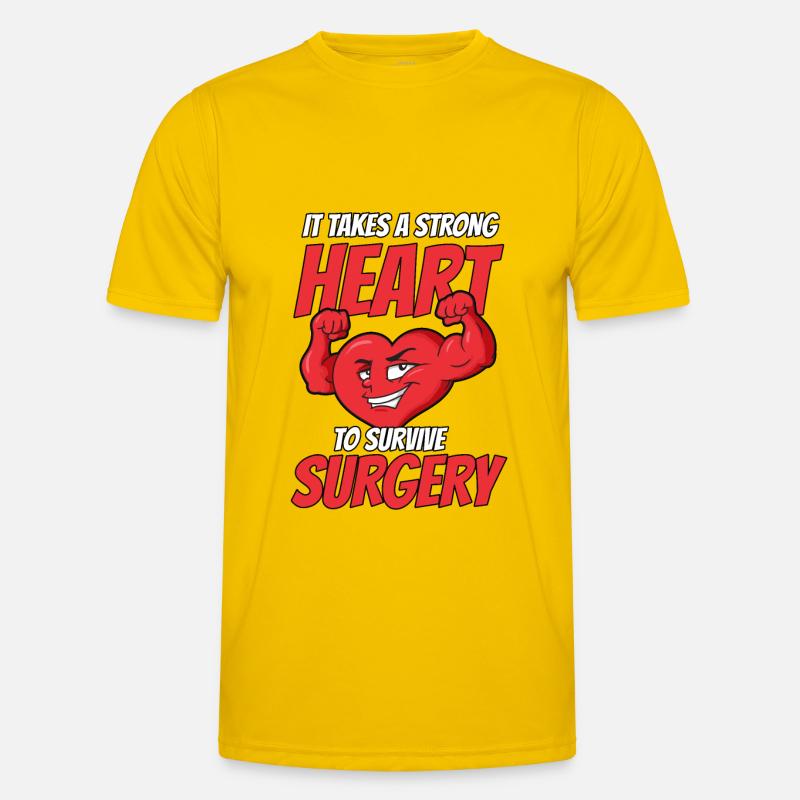 Herz Operation Geschenk Männer Funktions-T-Shirt