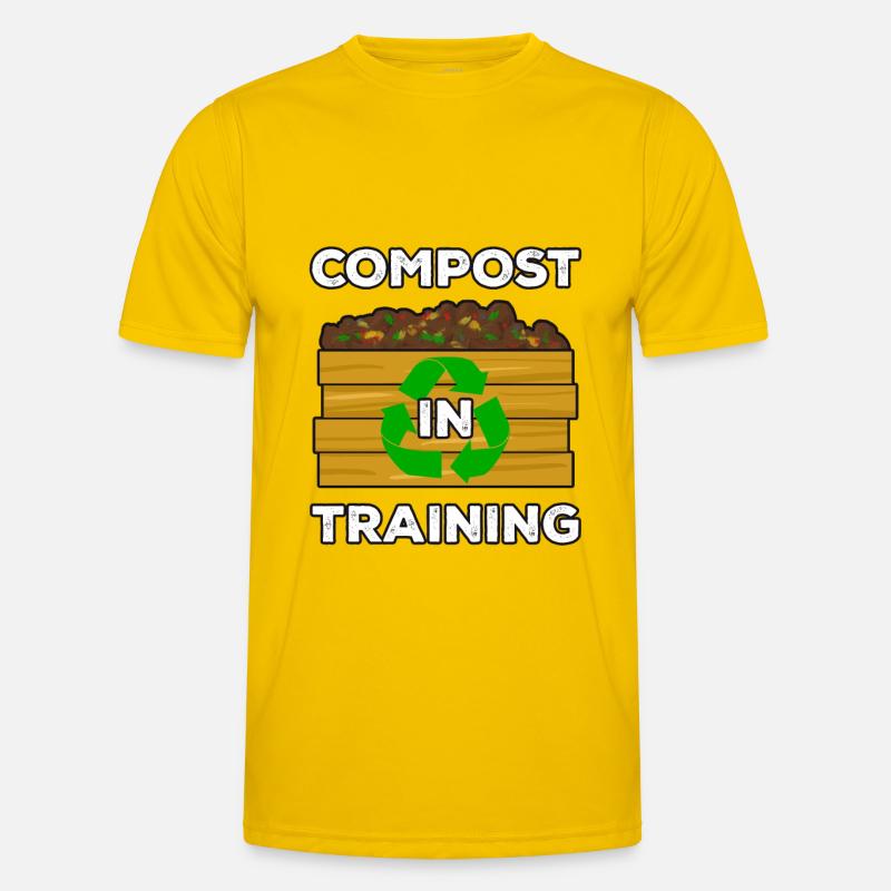 Cadeau vers de compost T-shirt sport Homme