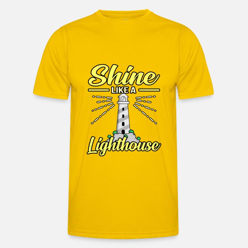 Leuchtturm Männer Funktions-T-Shirt