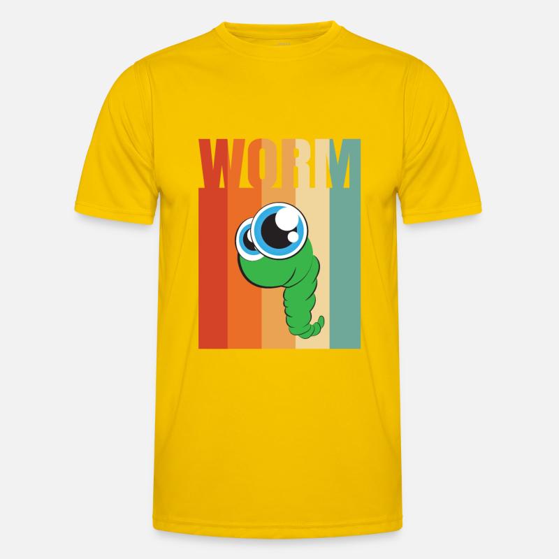 Compost Worms Gift Men's Functional T-Shirt