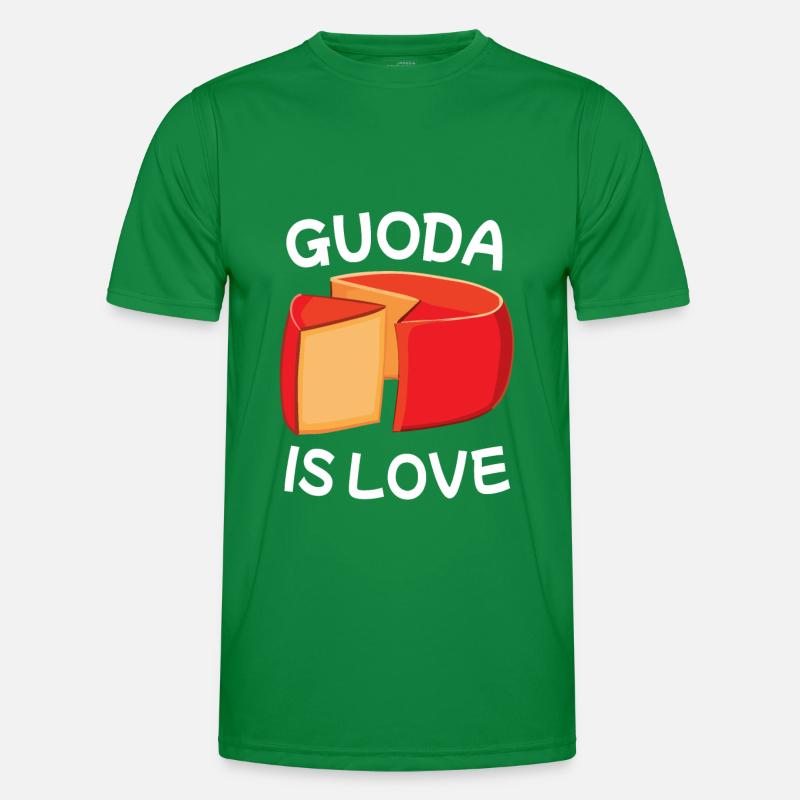 Morceau de fromage Gouda T-shirt sport Homme