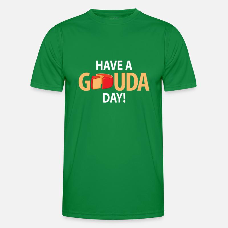 Morceau de fromage Gouda T-shirt sport Homme