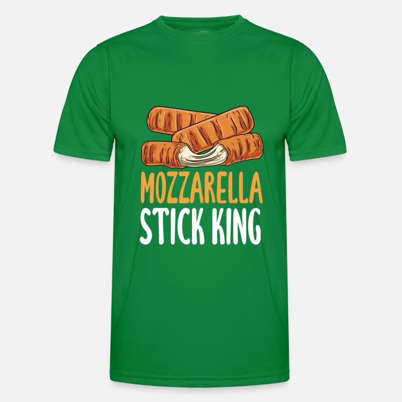 Mozzarella Stick King Men's Functional T-Shirt