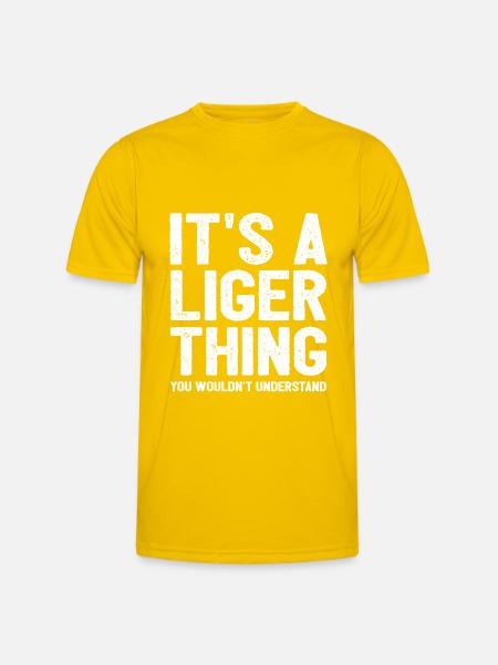 Liger Funny Gift - Men's Functional T-Shirt - egg yellow