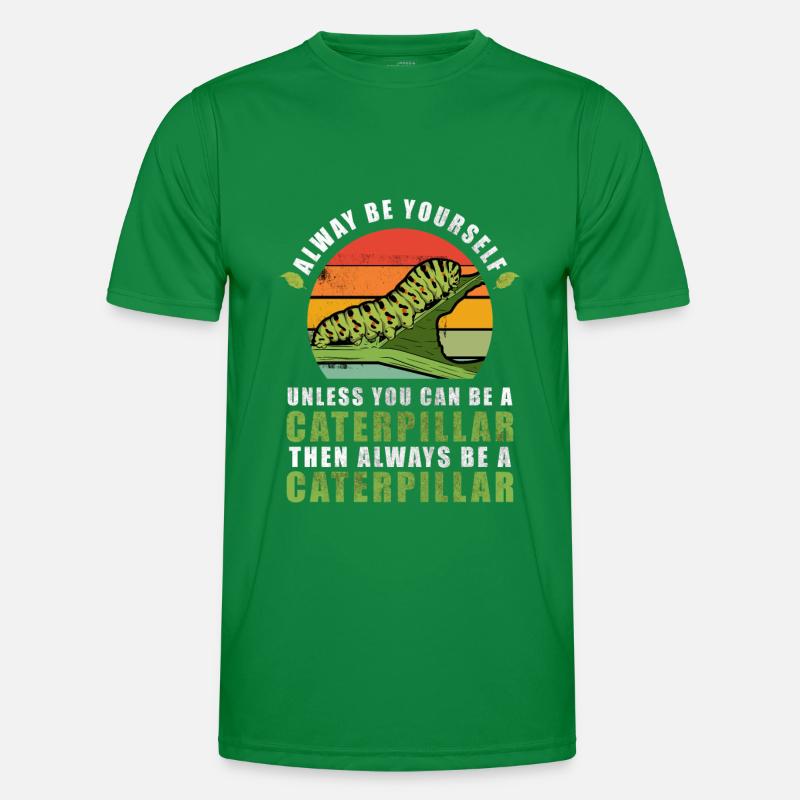 Raupe Männer Funktions-T-Shirt