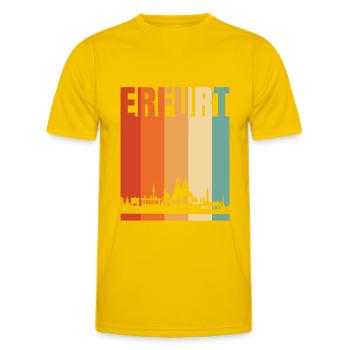Erfurt - T-shirt sport Homme - jaune d'œuf - Devant - AI Model Male 178 dark (178cm)