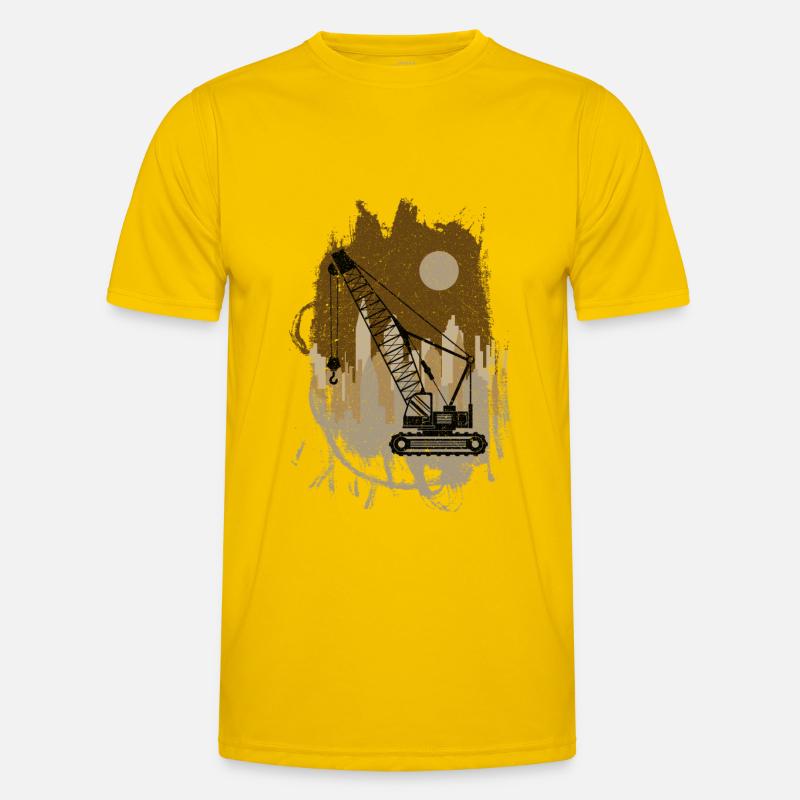 Crane operator crane gift Men's Functional T-Shirt