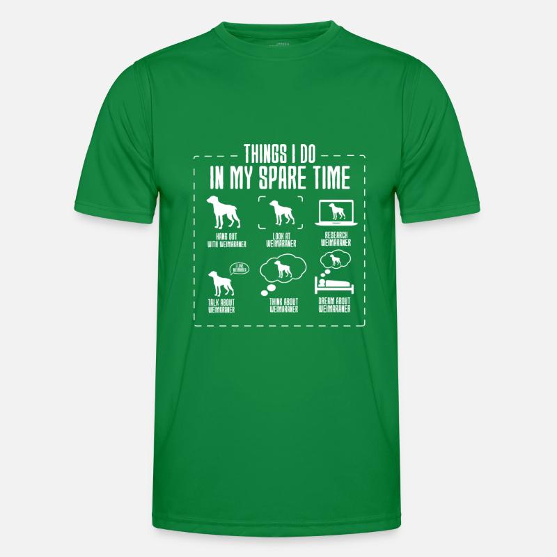 Weimaraner Männer Funktions-T-Shirt