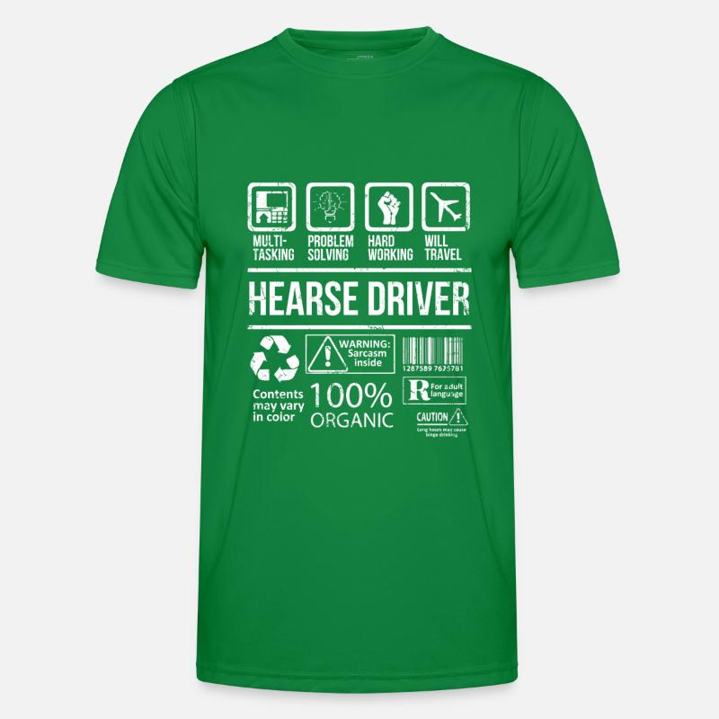 Hearse Driver Facts Men's Functional T-Shirt