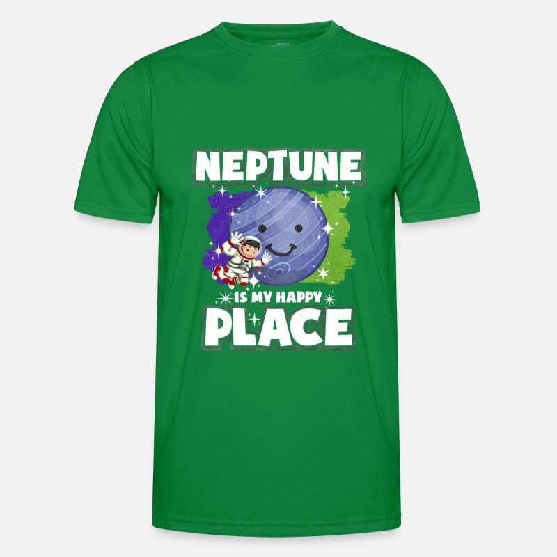 Neptun Planet Geschenk Männer Funktions-T-Shirt