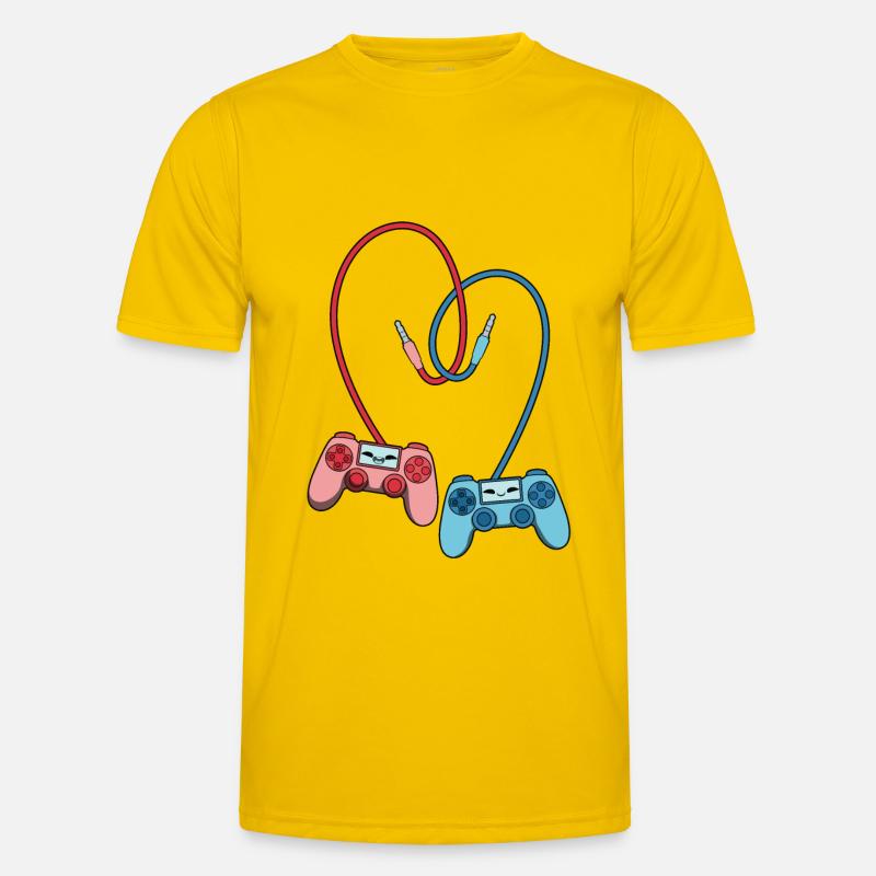 Gaming Controller Liebe Männer Funktions-T-Shirt