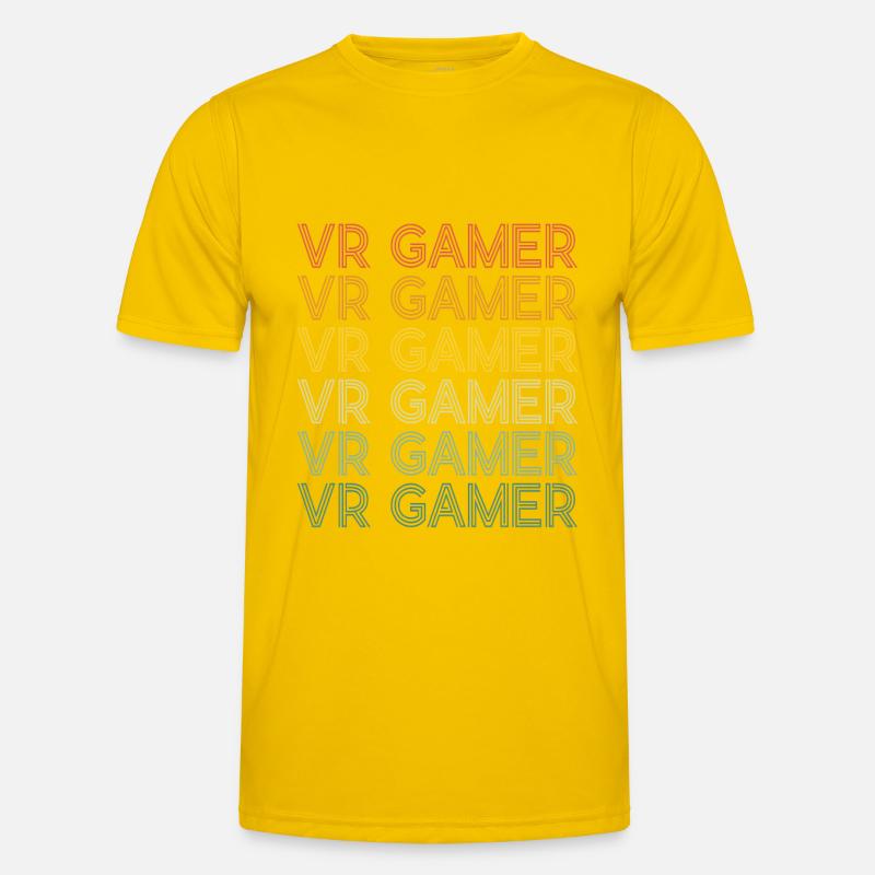 Virtual Reality VR Geschenk Männer Funktions-T-Shirt