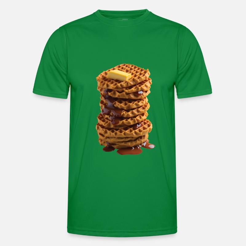 Waffel Männer Funktions-T-Shirt
