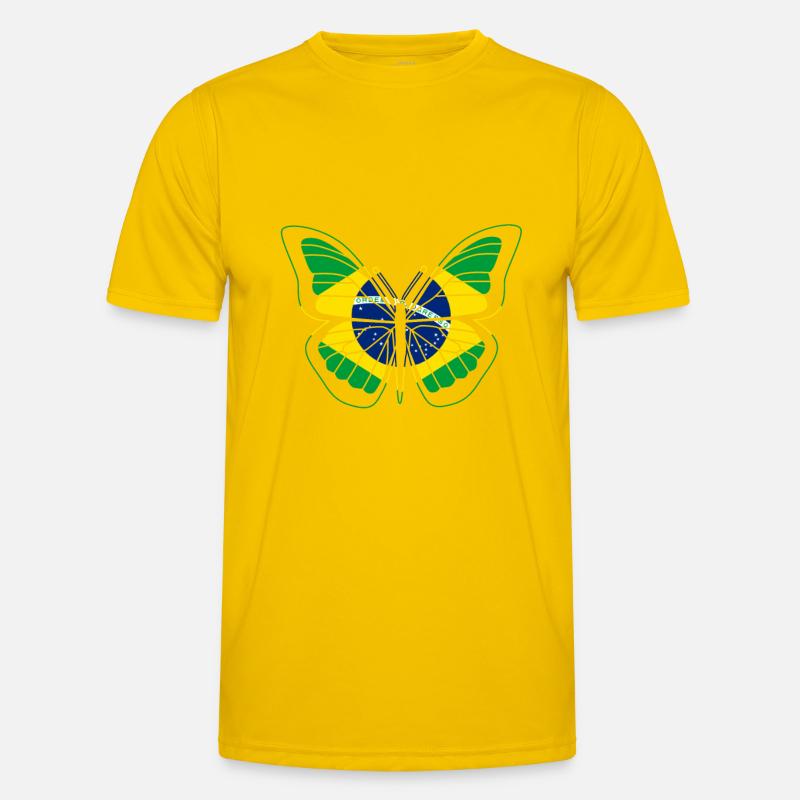 Brasil - Camiseta funcional para hombres - yema