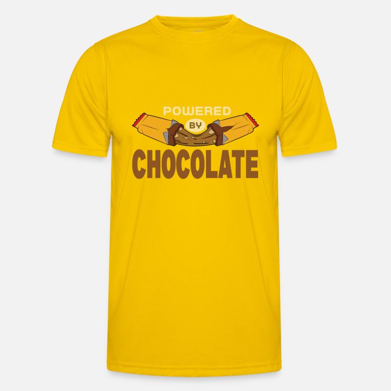 Powered by chocolate Men's Functional T-Shirt