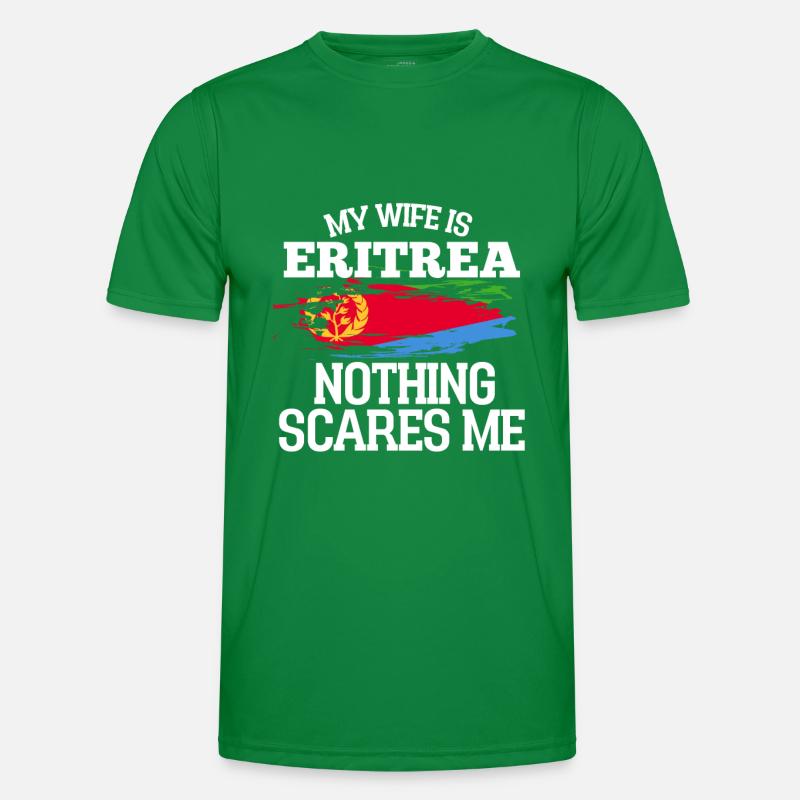 Eritrea Ehefrau Männer Funktions-T-Shirt