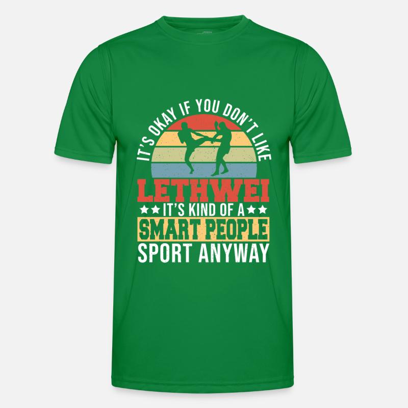 Cadeau birman Lethwei T-shirt sport Homme