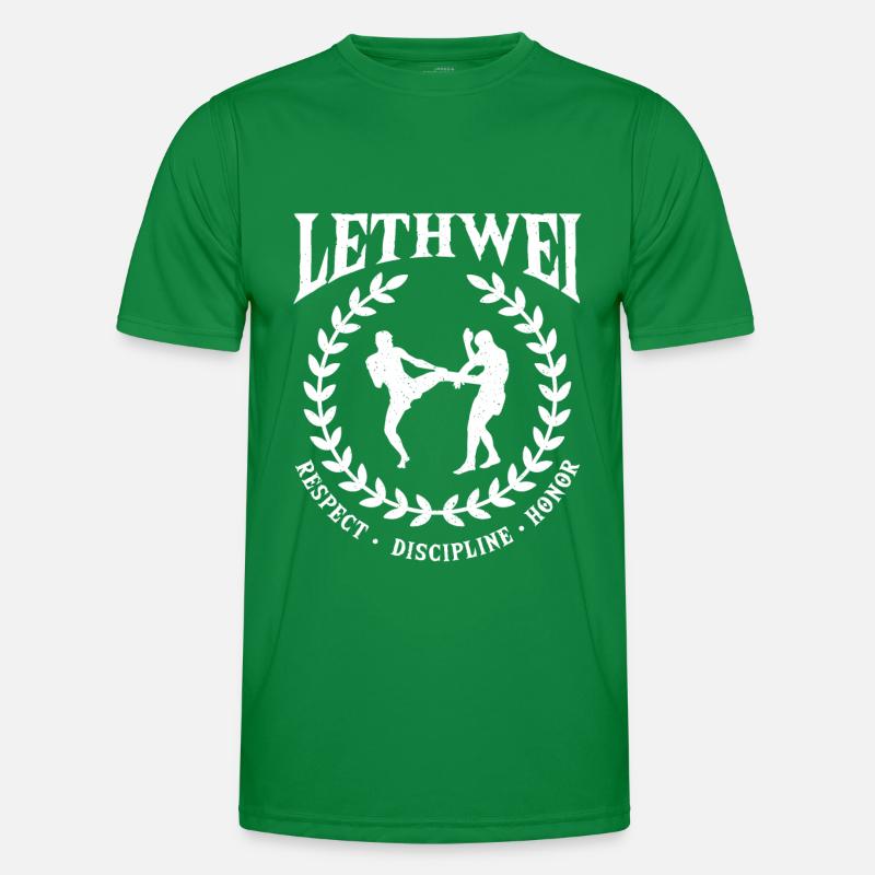 Lethwei burmesisches Geschenk Männer Funktions-T-Shirt