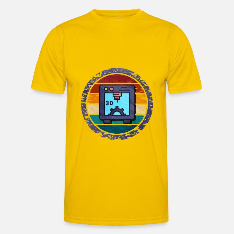 Impression 3D T-shirt sport Homme