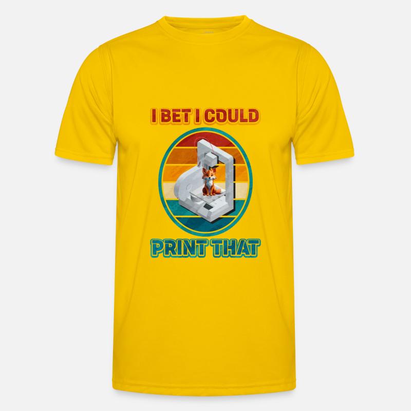 Impression 3D T-shirt sport Homme