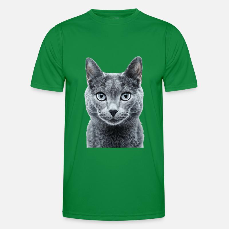 Russian Blue Männer Funktions-T-Shirt