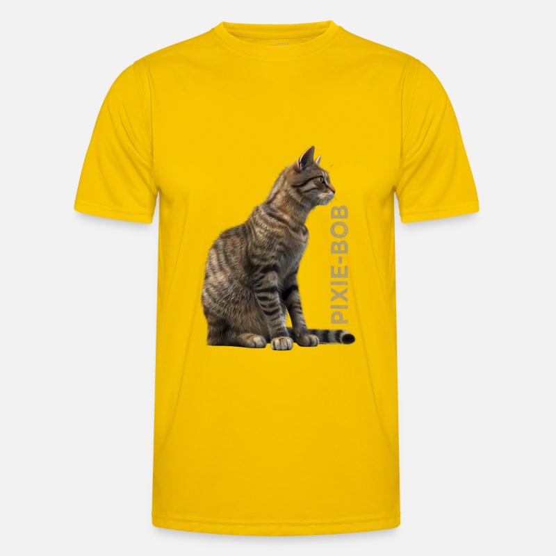 Pixie bob - Men's Functional T-Shirt - egg yellow
