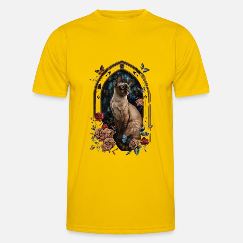 Chat birman T-shirt sport Homme