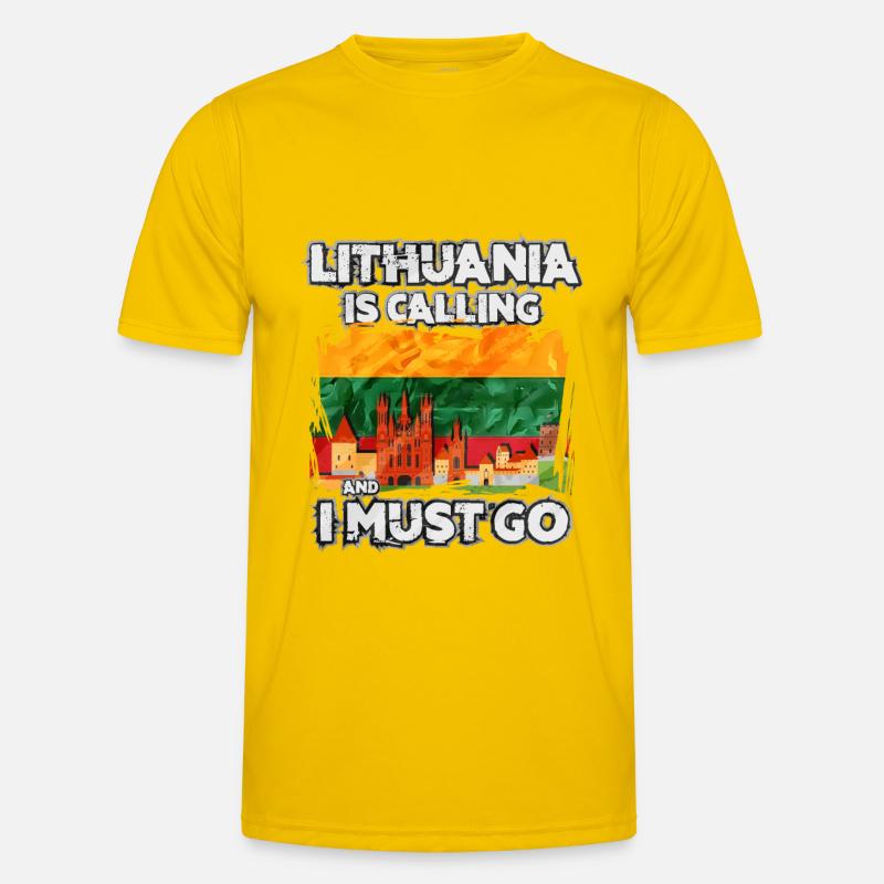 Lithuania Men's Functional T-Shirt