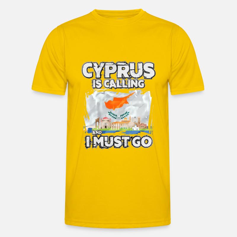 Zypern Männer Funktions-T-Shirt