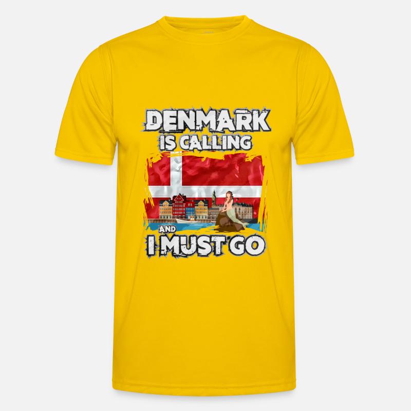 Danimarca Maglietta sportiva per uomo