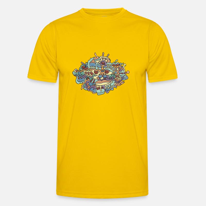 Dissolving Face T-shirt sport Homme