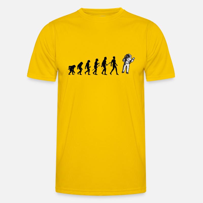 Evolution Spatial - Men's Functional T-Shirt - egg yellow