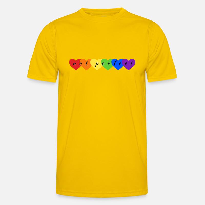 Not perfect - Men's Functional T-Shirt - egg yellow