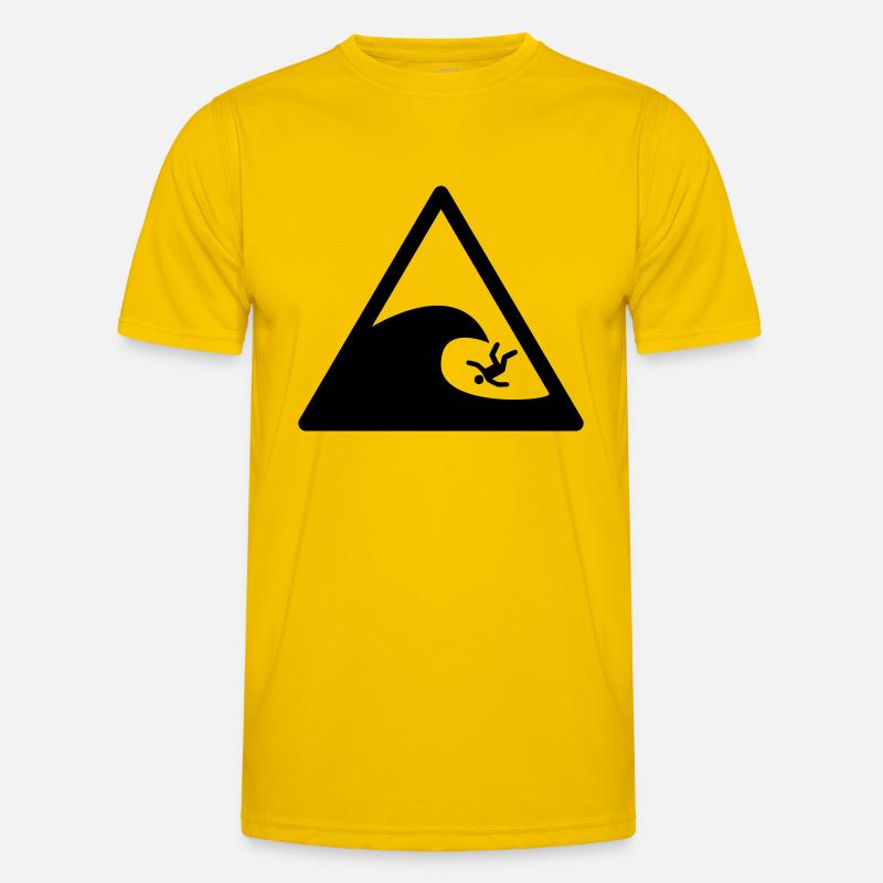 Tsunami, Unfall Männer Funktions-T-Shirt