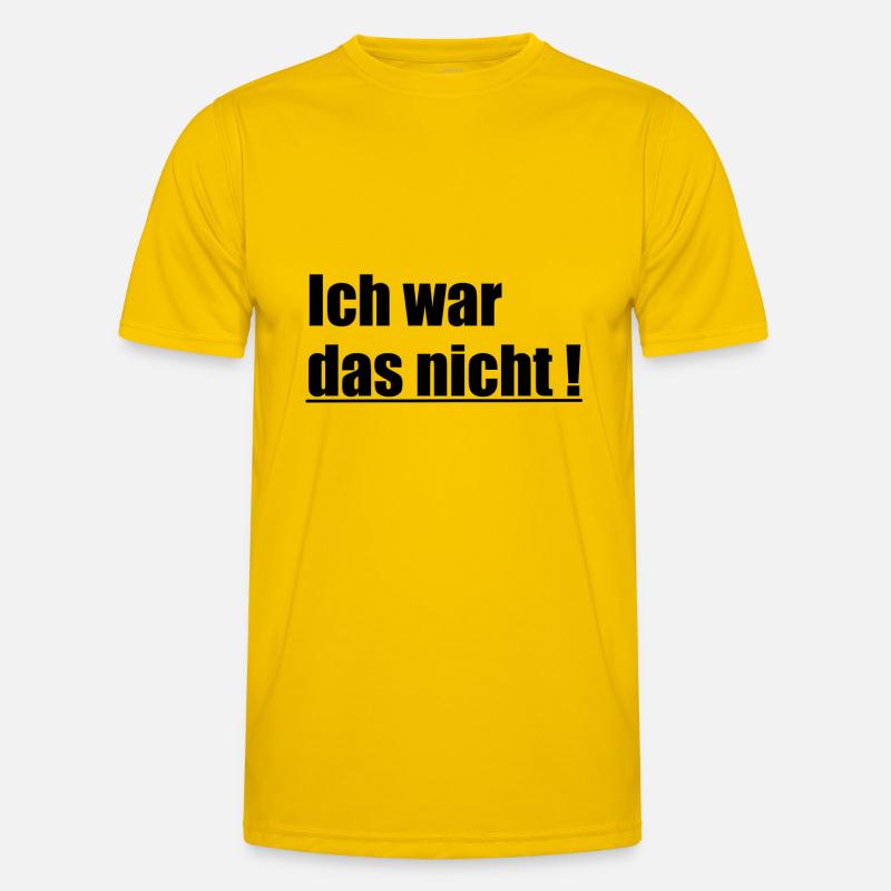 ich war das nicht1 Männer Funktions-T-Shirt