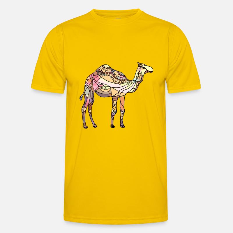 Kamel Männer Funktions-T-Shirt