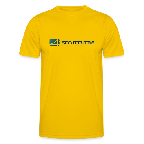 Structurae Logo (Green) - Männer Funktions-T-Shirt